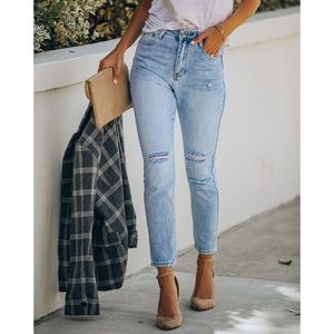 Vici Lawrey High Rise Distressed Skinny